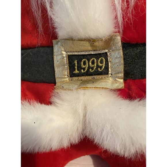 Vtg J C Penny Large Santa Mouse 1999 27” Red Santa Suit Green Gloves Black Belt - Picture 10 of 10